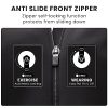 Womens Zip Front High Impact Sports Bra - Molded Cup Adjustable Convertible Straps Wireless Workout Yoga Crop Top
