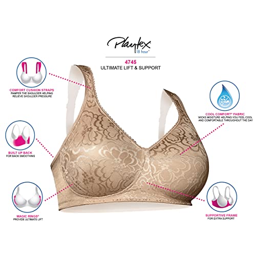 18 Hour Ultimate Lift and Support Wire-Free Bra