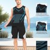 Mens Tank Tops,Sport Running Dry Fit Gym Shirt, Wicking Athletic Mesh Breathable Muscle Tee Workout Sleeveless Shirts
