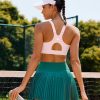 Sports Bra for Women High Support,Adjustable Straps High Impact Sports Bras with Sewn in Pads
