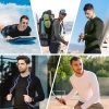 3 Pack Men Long Sleeve Shirts Moisture Wicking UPF Sun Protection Tee Quick Dry Workout T-Shirts Casual Running Shirt