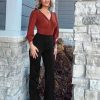 Women's Yoga Pants Wide Leg wiht Pockets High Waist Stretch Loose Casual Lounge Sweatpants Petite/Regular/Tall
