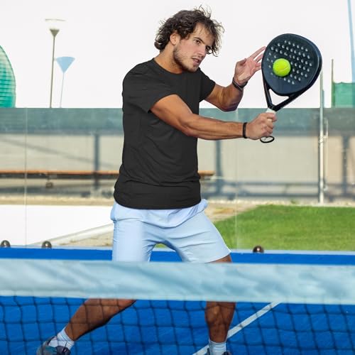 Men's Workout Shirts Short Sleeve Dry Fit Athletic T-Shirts Moisture Wicking Running Gym Active Lightweight Tee Top