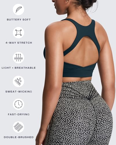 Women's Workout Sports Bras High Impact Fitness Training Gym Khloe Bra Yoga Crop Tank